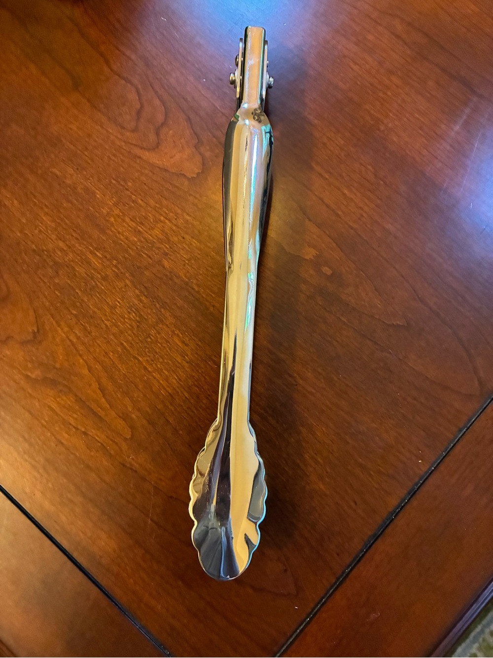 Stainless Steel Serving Tongs - Silver